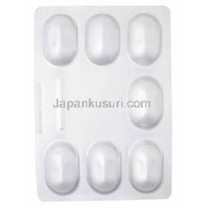 ジャヌメット, シタグリプチン/メトホルミン,　50mg/1000mg, 56錠,製造元：MSD, シート